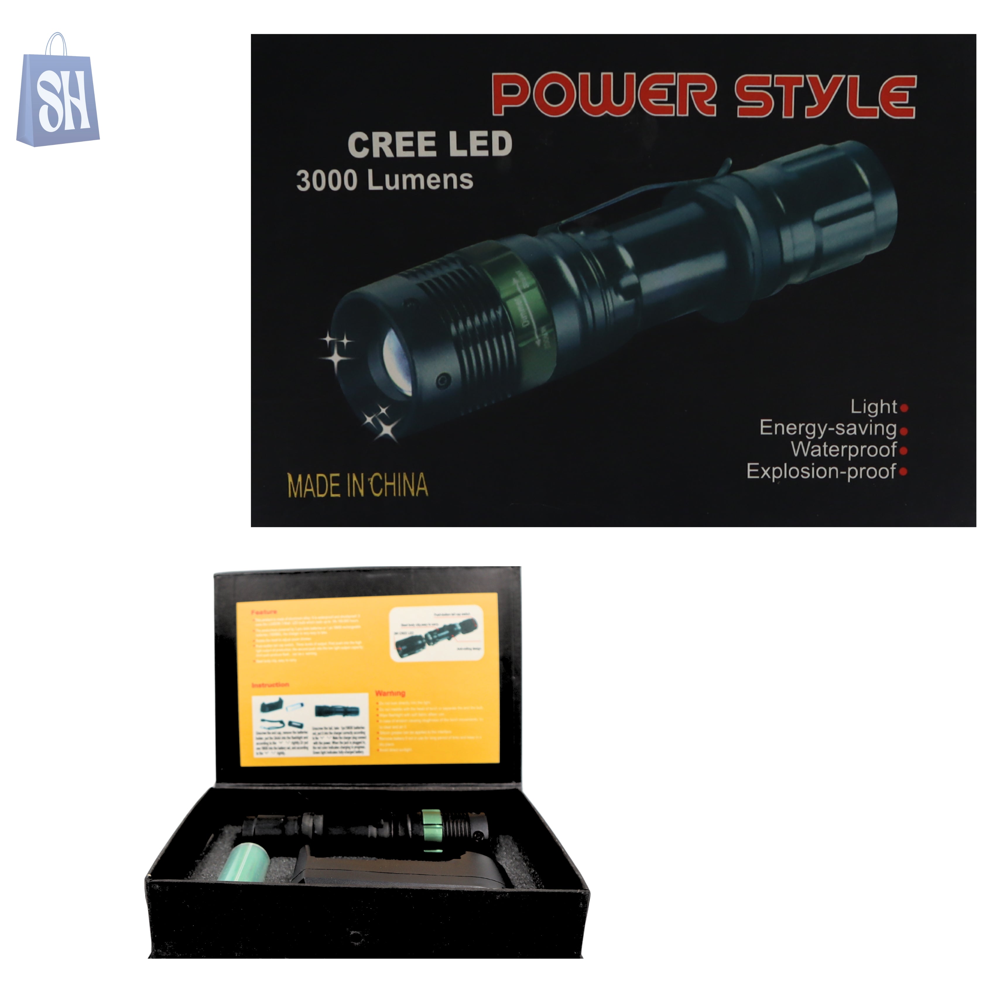 Power Style - CREE LED (3000 Lumens) – SH
