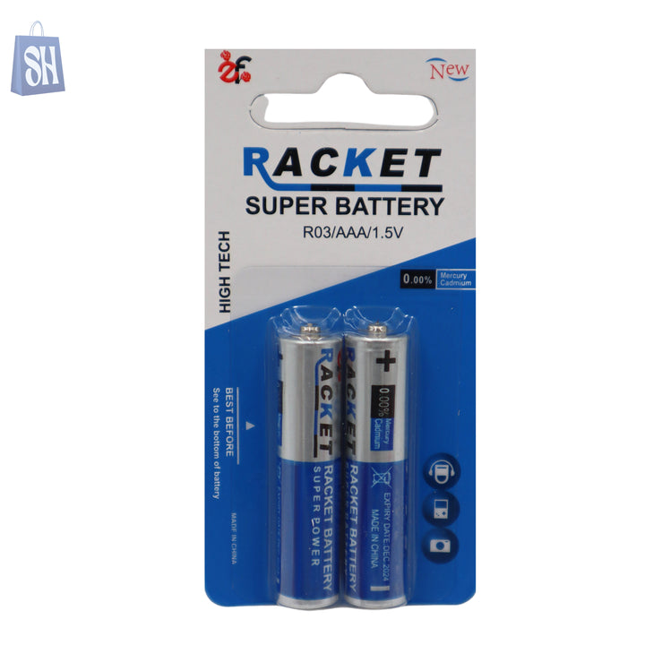 RACKET SUPER Battery- (R03 Size AAA-X20) – SH